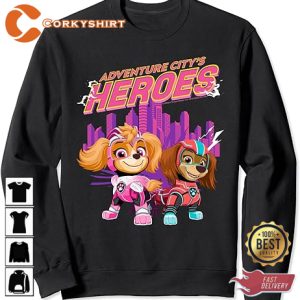 The Mighty Movie Mighty Pup Power Adventure City Heroes Sweatshirt