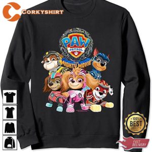 The Mighty Movie Mighty Pup Power Cute Police Dog Sweatshirt