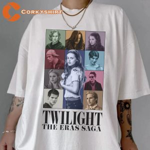 Twilight Movie The Eras Saga White Inspired T-Shirt