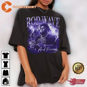 Vintage Rod Wave And Friends Nostalgia 2023 T-Shirt