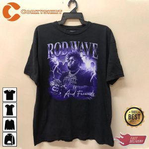 Vintage Rod Wave And Friends Nostalgia 2023 T-Shirt