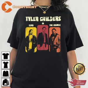 Vintage Tyler Childers Country Send In The Hounds Music T-Shirt