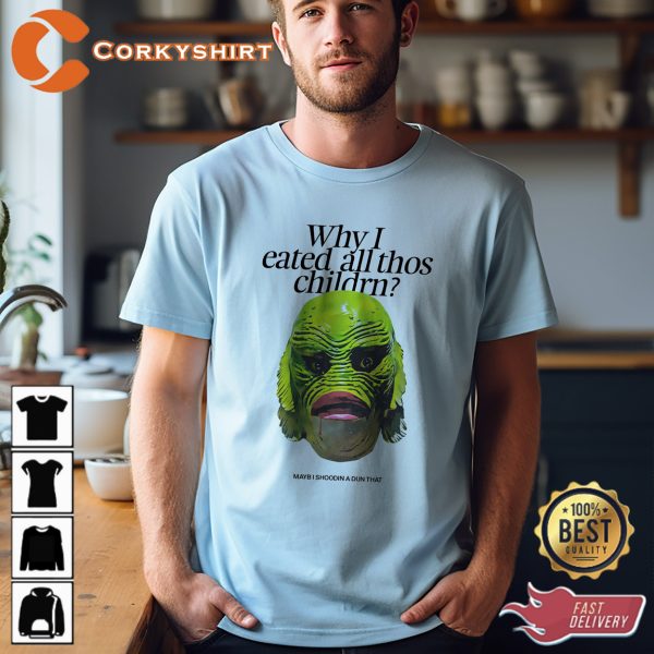 Weird Creature From The Black Lagoon T-shirt Funny Vintage Shirt