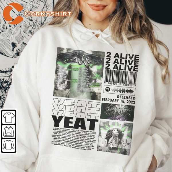 Yeat Concert 2 Alive 2023 Tour Sweatshirt