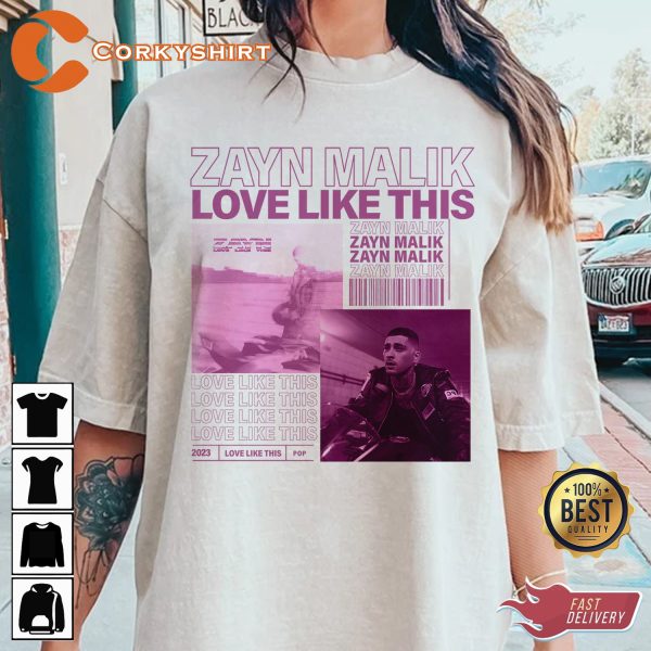 Zayn Malik Melodic Realm A Symphony of Sound T-Shirt