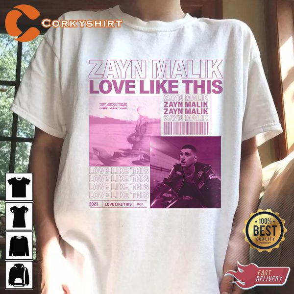 Zayn Malik Melodic Realm A Symphony of Sound T-Shirt