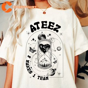 Ateez Shirt 8 Makes 1 Team Fan Gift