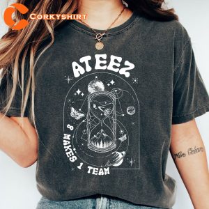 Ateez Shirt 8 Makes 1 Team Fan Gift