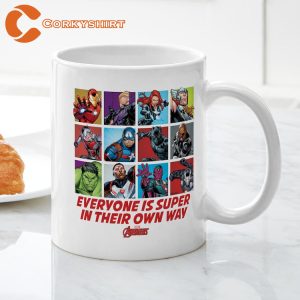 Avengers Everyone is Super Large Mug White Color
