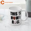 Baseball How I Roll Ceramic Mega Mug
