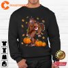 Bigfoot Sasquatch Turkey Pumpkin Happy Thanksgiving Day Sweatshirt