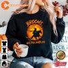 Brooms Are For Amateurs Witch Riding Horse Halloween Sweatshirt