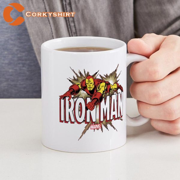 CafePress Iron Man Flying Mug