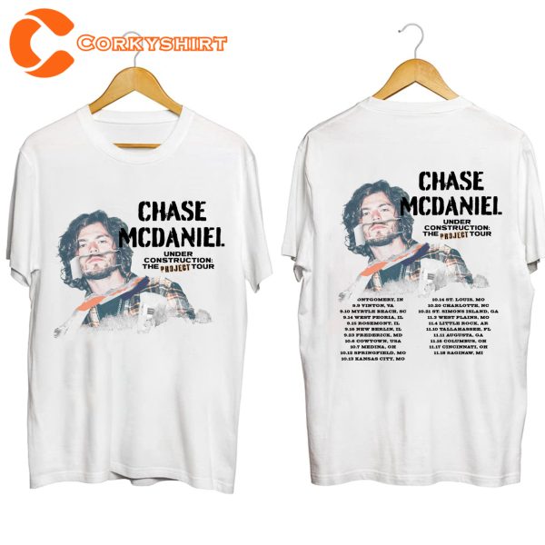 Chase Mcdaniel Project Tour 2023 Under Construction Shirt