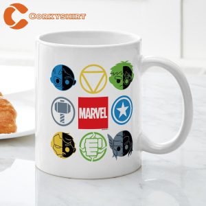 Chibi Avengers Stylized Icons Mug CafePress