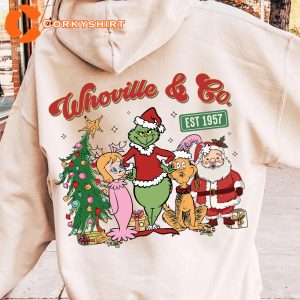 Christmas Village Whoville And The Grinch Shirt