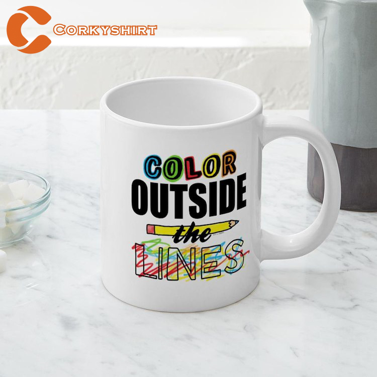 Color Outside The Lines 20 oz Ceramic Mega Mug
