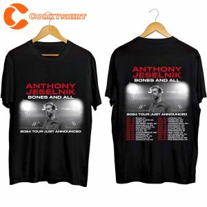 Comedian Anthony Jeselnik Bones and All Tour 2024 Shirt