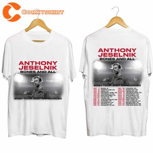 Comedian Anthony Jeselnik Bones and All Tour 2024 Shirt