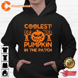 Coolest Pumpkin In The Patch Thanksgiving Halloween Sweatshirt