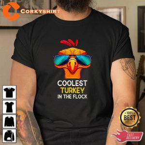 Coolest Turkey In The Flock Thanksgiving Sweatshirt