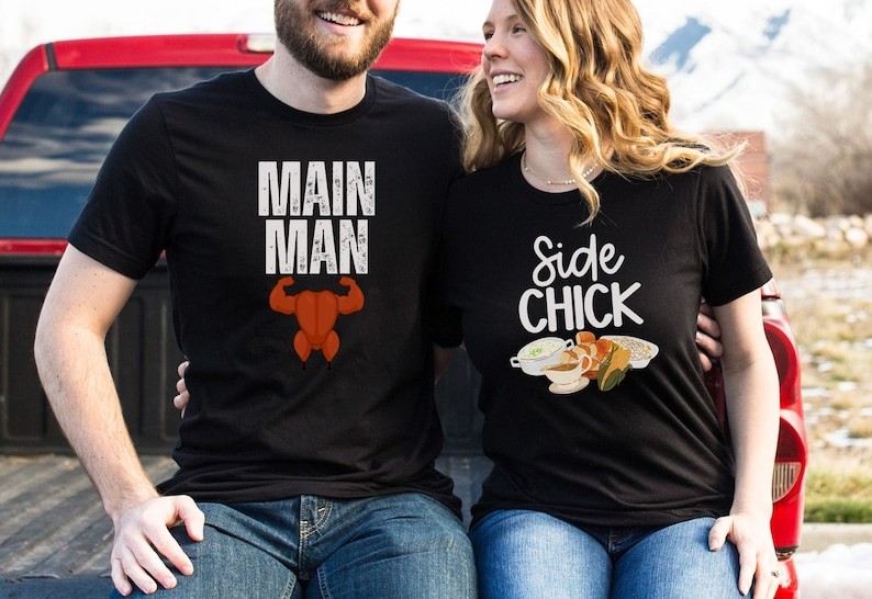 Couples Thanksgiving Gift Funny Shirts
