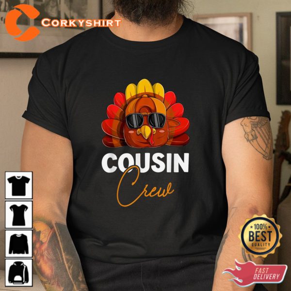 Cousin Crew Turkey Thanksgiving Sweatshirt