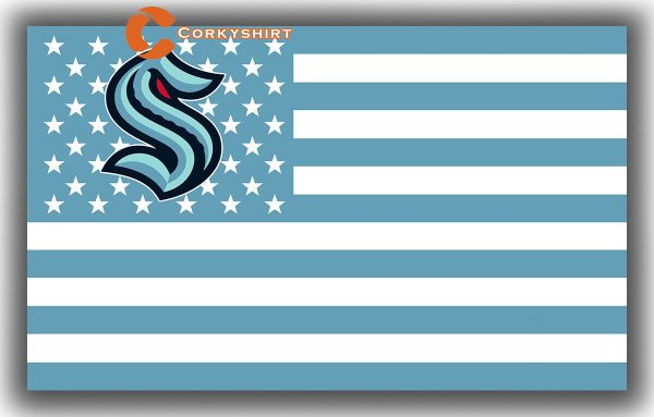 Custom Flags Seattle Kraken Hockey Team US Fan Souvenirs Best Banner