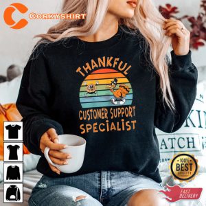 Customer Support Specialist Job Thanksgiving Sweatshirt