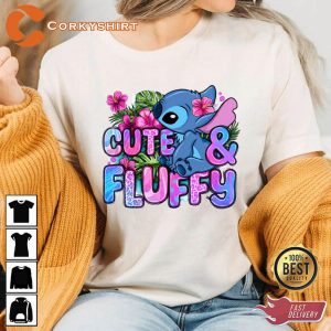 Cute And Fluffy Stitch Shirt