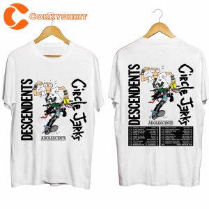 Descendents Tour Shirt 2024 With Circle Jerks