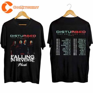 Disturbed T Shirt Take Back Your Life Tour 2024