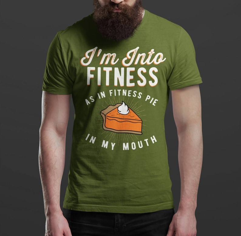 Fitness Funny Thanksgiving Workout Tee Shirt For Men