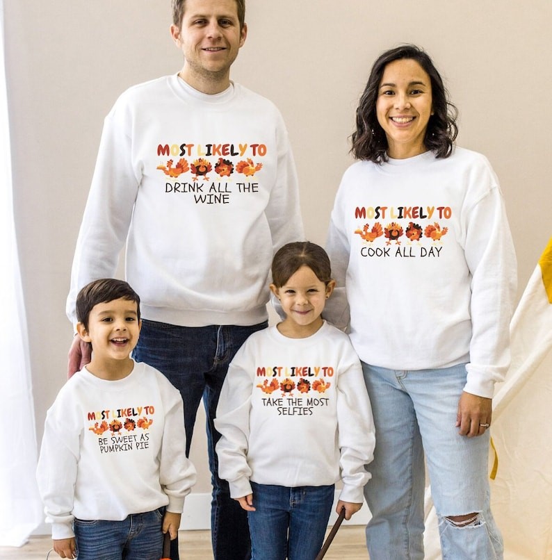 Funny Family Thanksgiving Shirts For Members