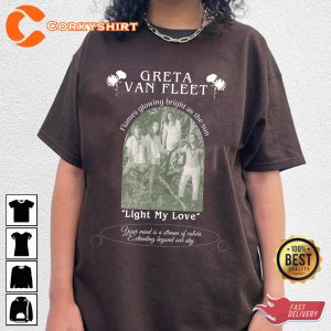 Greta Van Fleet Light My Love Lyrics T Shirt