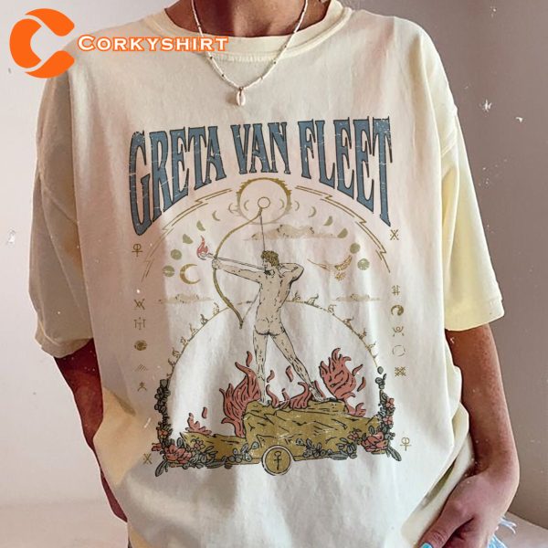 Greta Van Fleet Shirt Dream In Gold