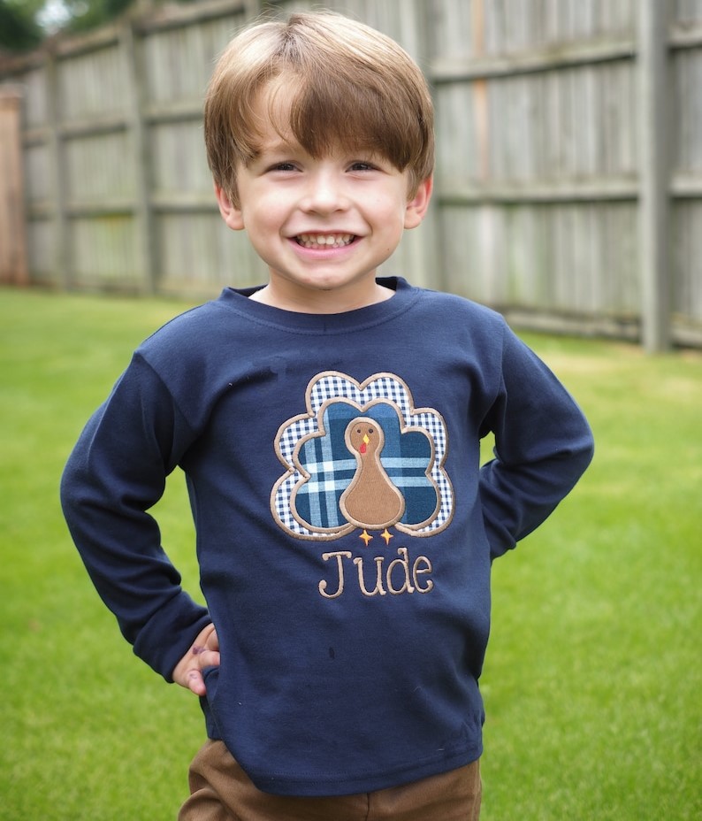 Jude Turkey Kids Thanksgiving Shirts