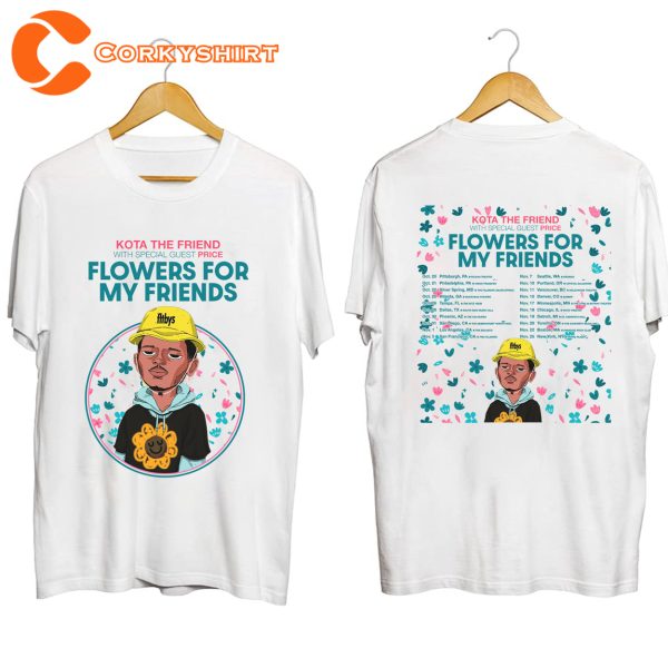 Kota The Friend Tour Merch Flowers For My Friends 2023