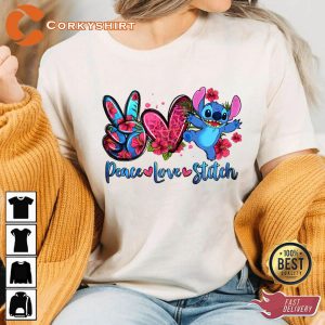 Love Touch Me And I Will Bite You Stitch Shirt