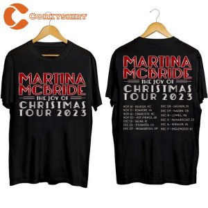 Martina McBride 2023 The Joy of Christmas Tour T-shirt
