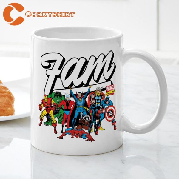 Marvel Comics Fam 11 oz Ceramic Mugs