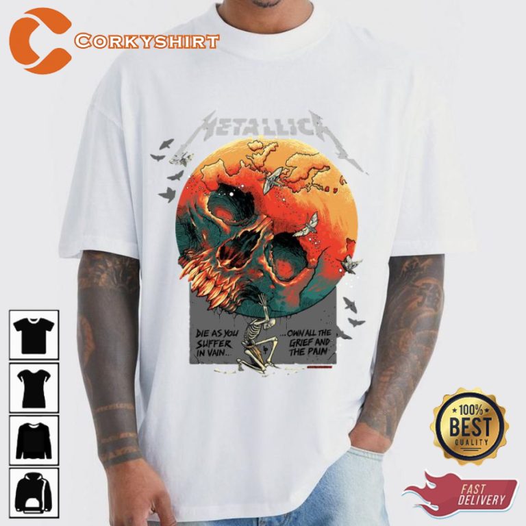 Metallica Metlife Stadium 2024 Tshirt