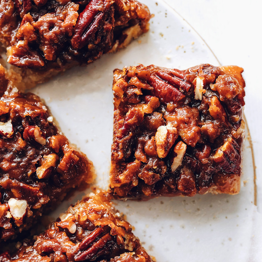 Pecan Pie Bars Gluten Free Thanksgiving Desserts