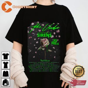 SLEEPING WITH SIRENS TOUR MUSIC T-SHIRT