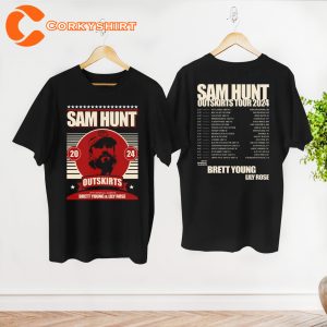 Sam Hunt Tee Outskirts Tour 2024 Shirt