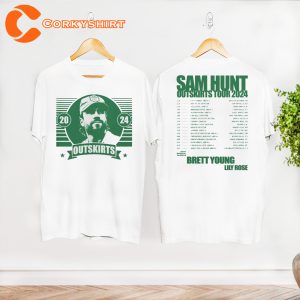 Sam Hunt Tee Shirt Outskirts Tour 2024