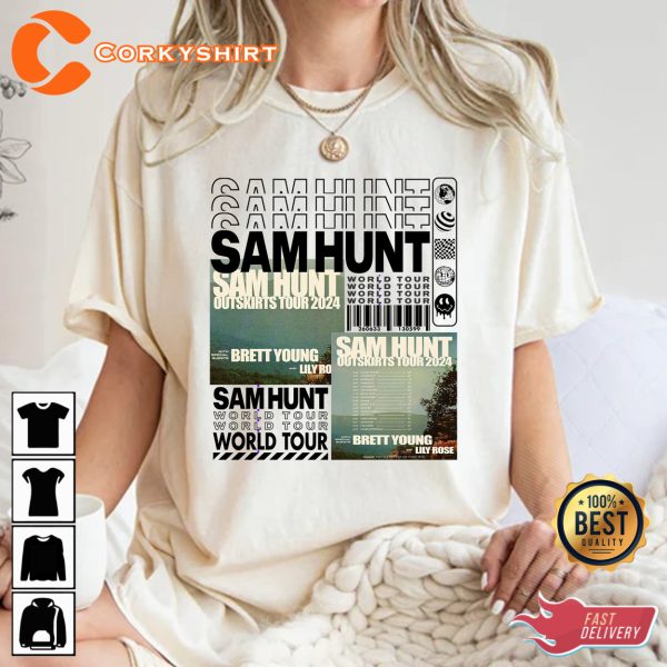 Sam Hunt Tee Shirt Tour 2024