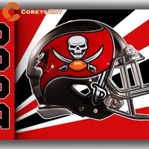 Tampa Bay Football Team Helmet Flag Best Banner