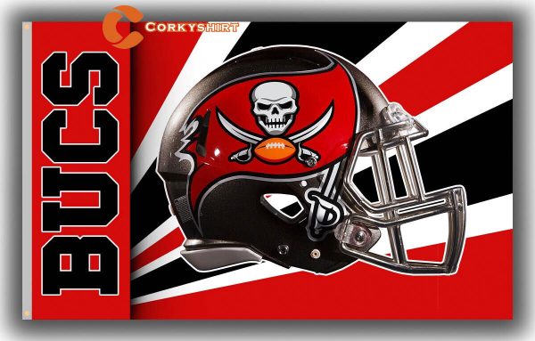 Tampa Bay Football Team Helmet Flag Best Banner