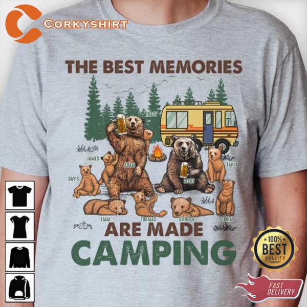 The Best Memories Are Made Camping, Camping memories Shirt